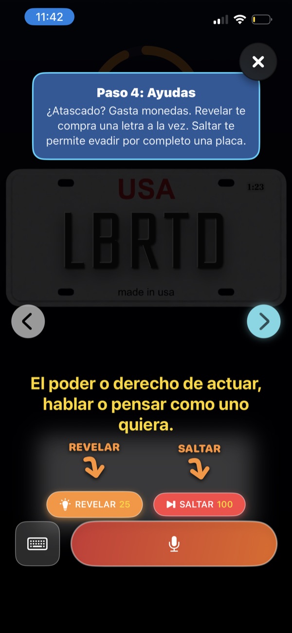 Paso 4 — Power-ups: Revelar y Saltar